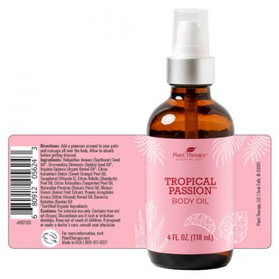 Tropical passion Body Oil